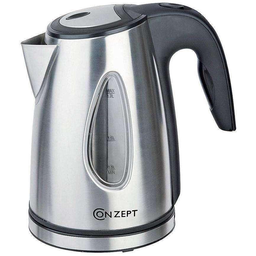 CONZEPT EL-KEDEL STÅL 1,7 LTR