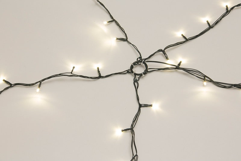 CONZEPT JULETRÆS LYSKÆDE MED TOPRING 330 LED