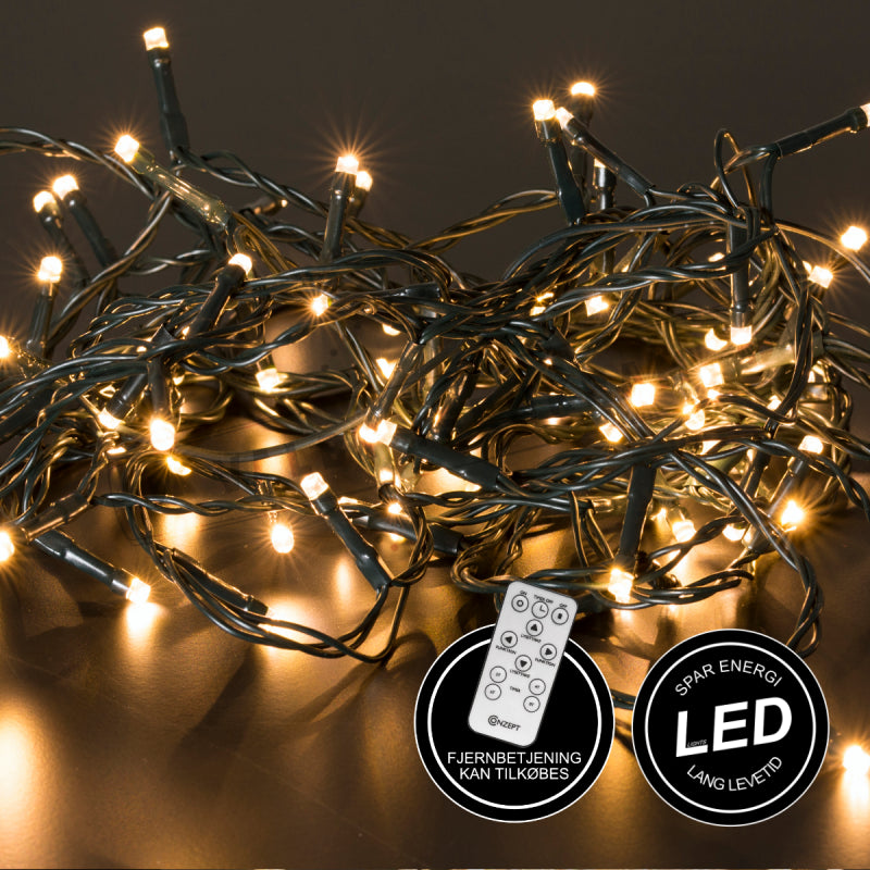CONZEPT LYSKÆDE 80LED 8 FUNKT.