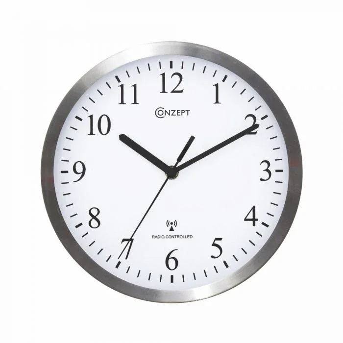 CONZEPT VÆGUR Ø25CM SWEEP MOVEMENT MAT STÅL