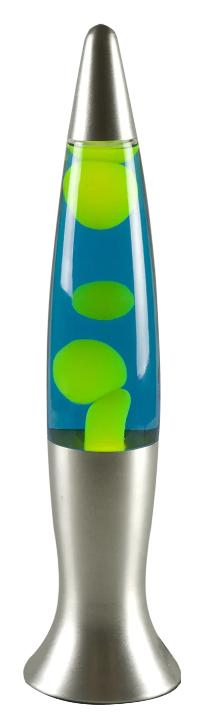 CONZEPT LAVALAMPE 40 CM GRØN/BLÅ