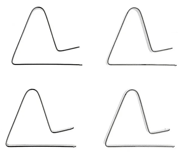 DUGKLEMMER STÅL 4-PAK