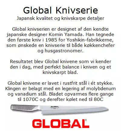 GLOBAL KERAMISK STRYGESTÅL 22 CM