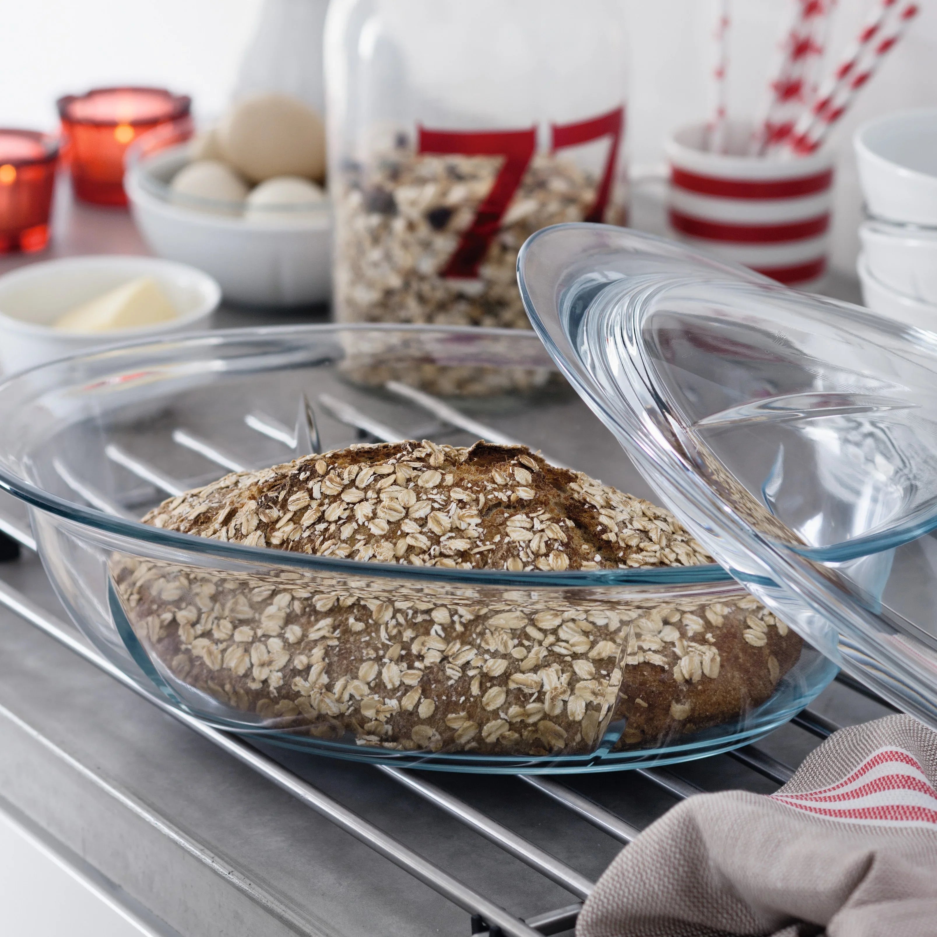 ROSENDAHL GRAND CRU COCOTTE 5,4 LTR. MED GLASLÅG