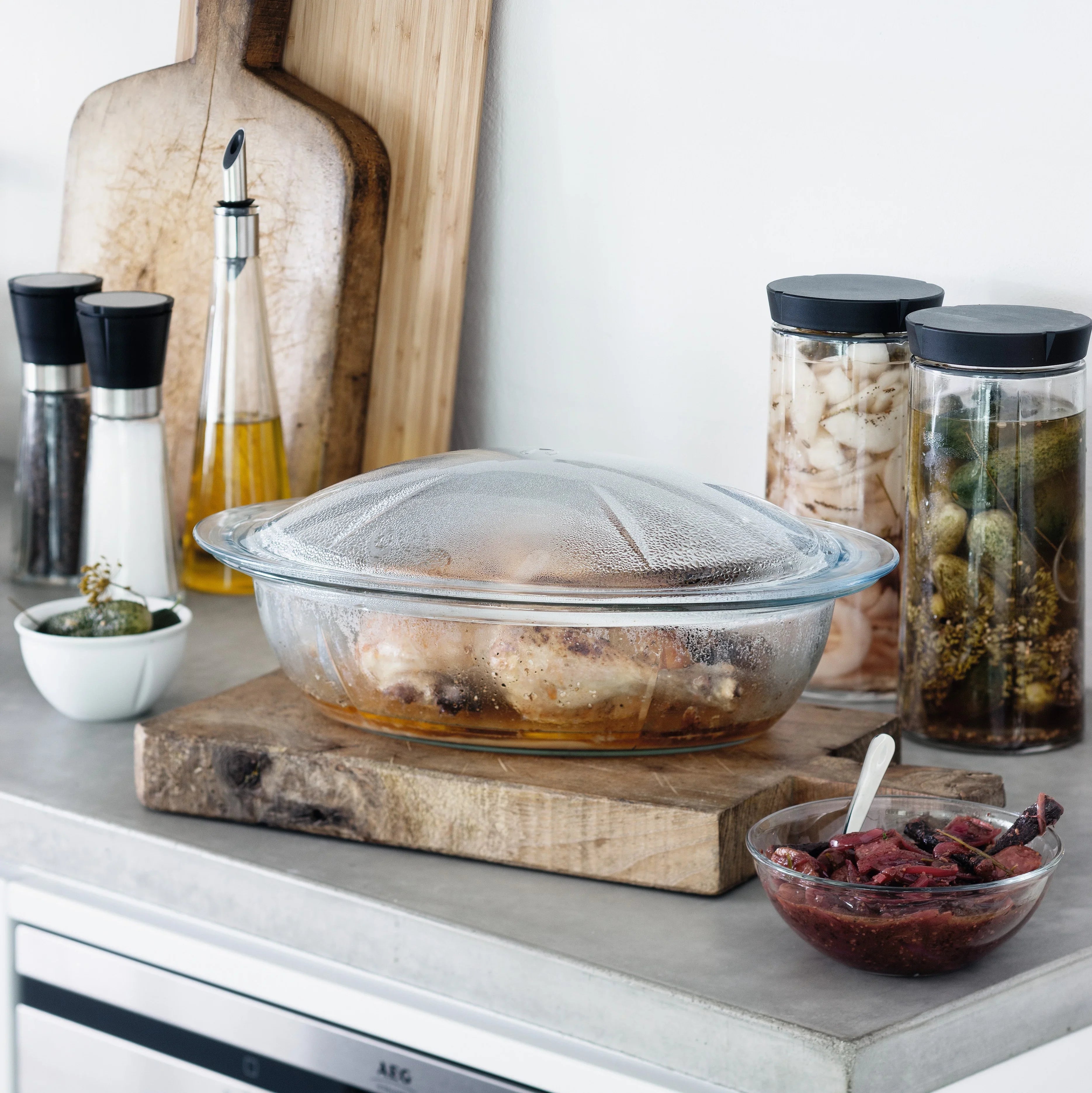 ROSENDAHL GRAND CRU COCOTTE 5,4 LTR. MED GLASLÅG