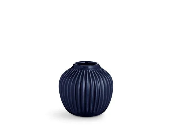 HAMMERSHØI VASE 12,5 CM INDIGO