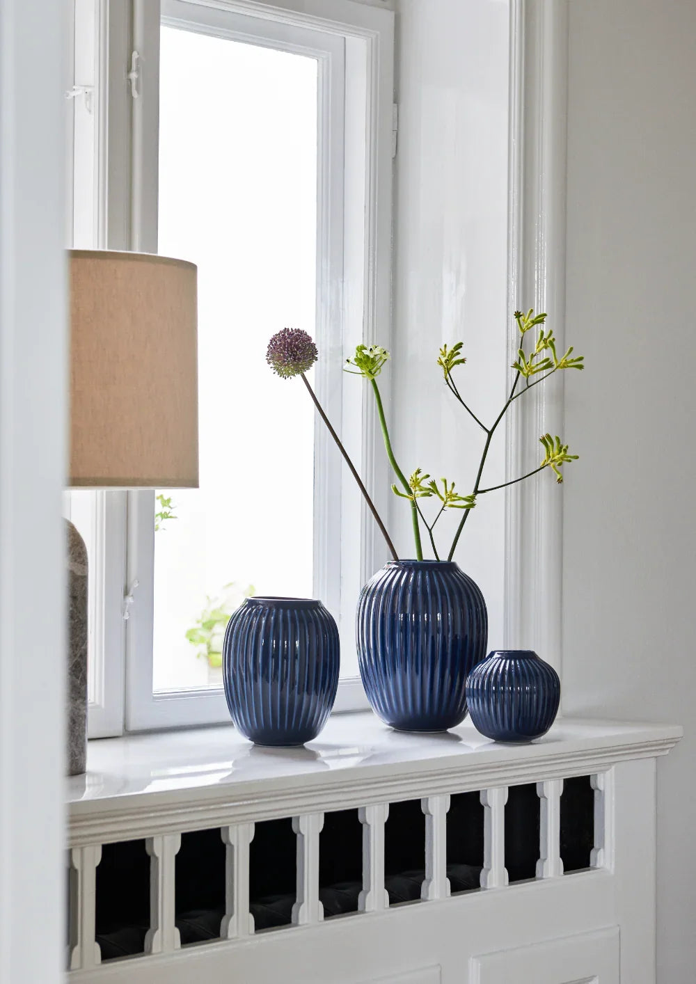 HAMMERSHØI VASE 25 CM INDIGO