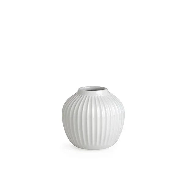 HAMMERSHØI VASE 12,5 CM HVID
