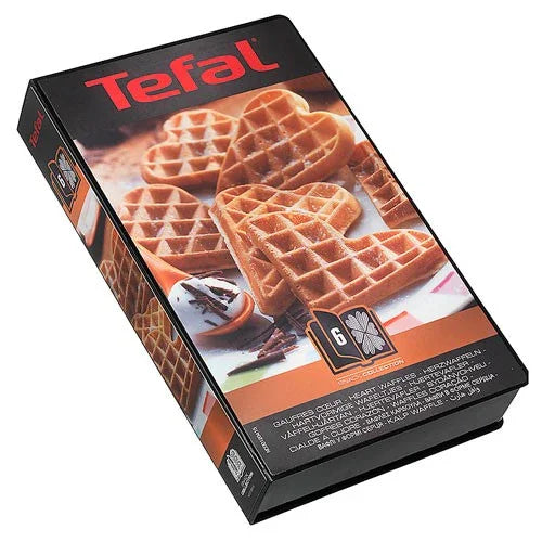 TEFAL SNACK COLLECTION PLADE 6: HJERTEVAFFEL