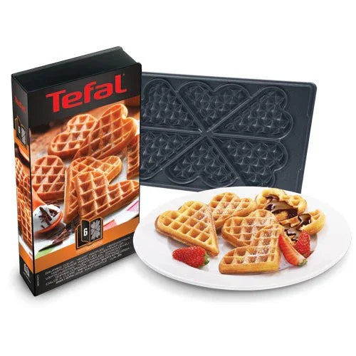 TEFAL SNACK COLLECTION PLADE 6: HJERTEVAFFEL