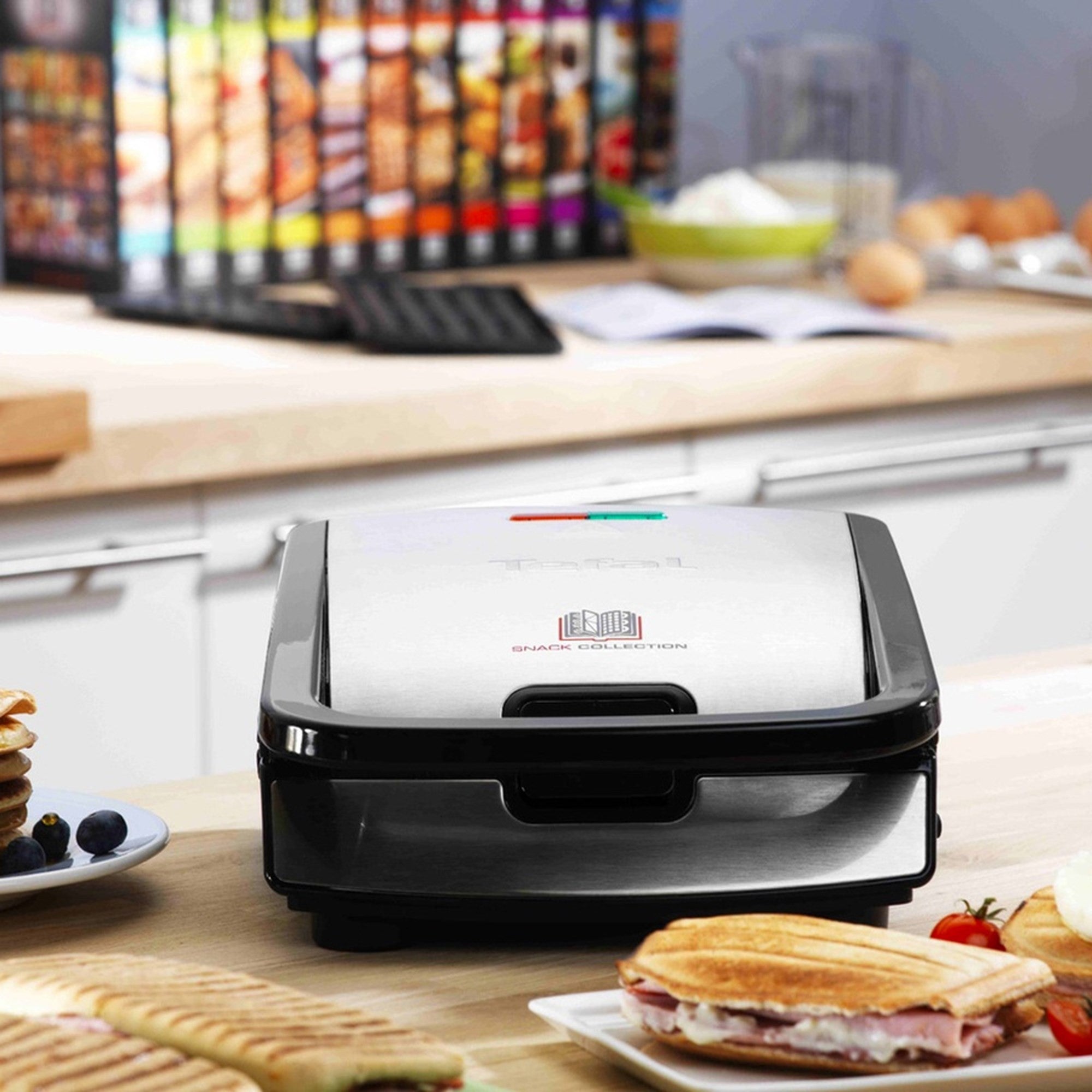 TEFAL SNACK COLLECTION PLADE 6: HJERTEVAFFEL