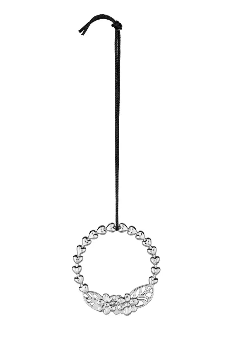 KAREN BLIXEN BLOMSTERKRANS SØLV 7 CM