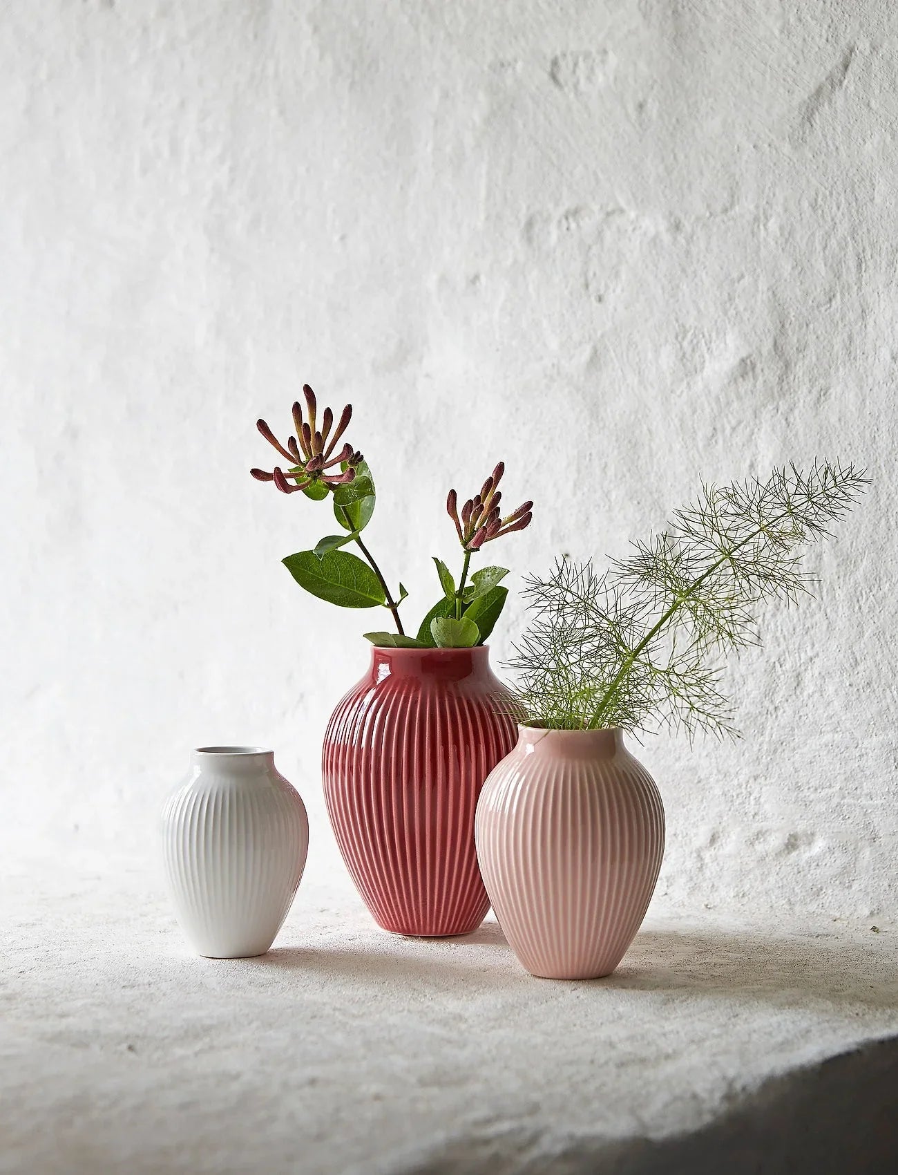 KNABSTRUP VASE 20 CM HVID