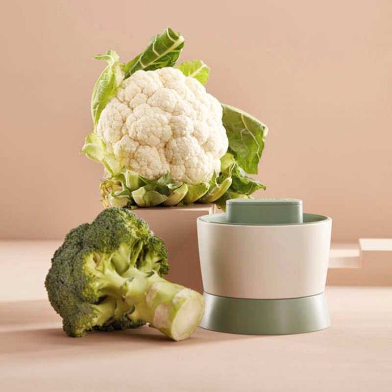 LÉKUÉ BLOMKÅLS OG BROCCOLISNITTER
