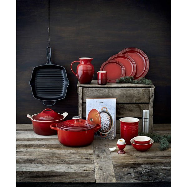 LE CREUSET GRILLPANDE 26X26 MAT SORT