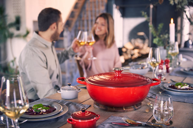 LE CREUSET STEGEGRYDE 32 CM/7 L MAT SORT