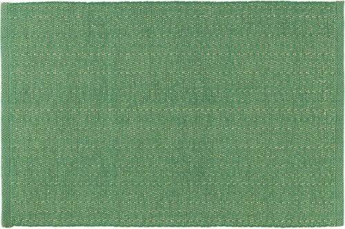 LYNGBY DÆKKESERVIET HERRINGBONE 43X30 CM GRØN