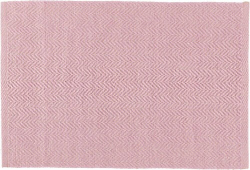 LYNGBY DÆKKESERVIET HERRINGBONE 43X30 CM ROSA