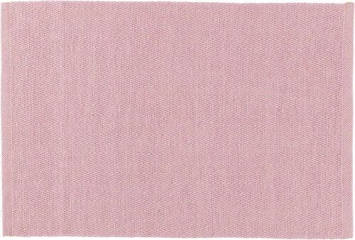 LYNGBY DÆKKESERVIET HERRINGBONE 43X30 CM ROSA