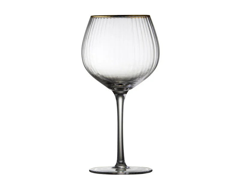 LYNGBY PALERMO GOLD GIN GLAS 65 CL 4-PAK