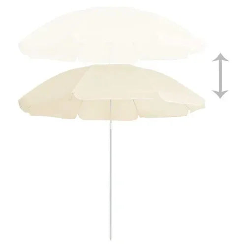 PARASOL M/TILT Ø180CM GRÅ