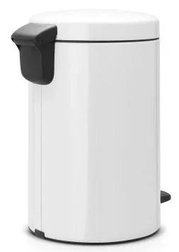 BRABANTIA PEDALSPAND 12 LTR HVID