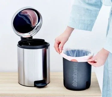 BRABANTIA PEDALSPAND 3 L. MAT STÅL