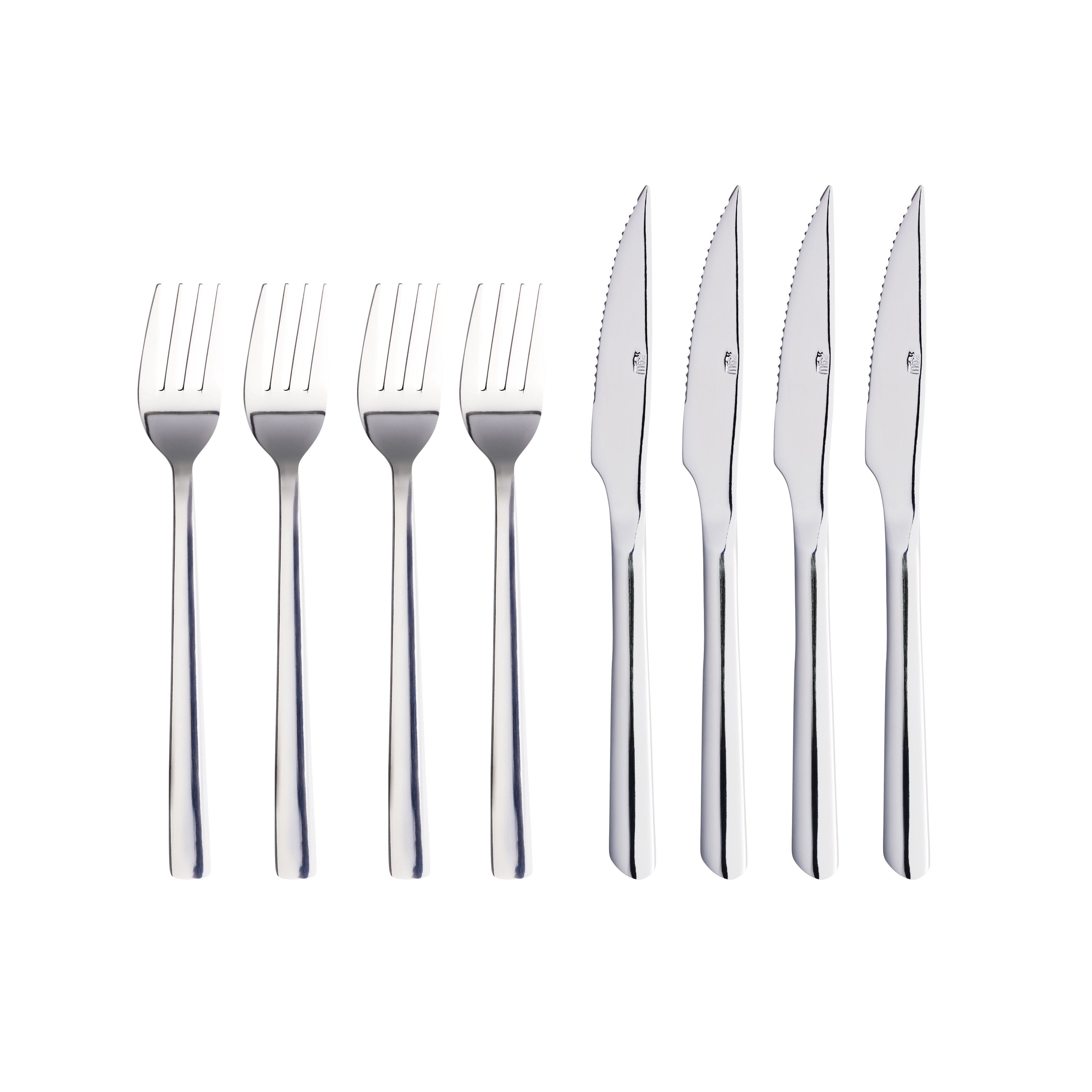 RAW STEAKBESTIK 8-DELE BLANK STÅL