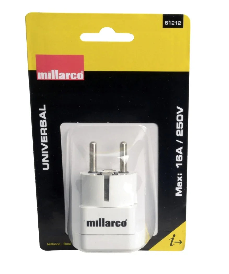 MILLARCO REJSEADAPTER T/BRUG I DK