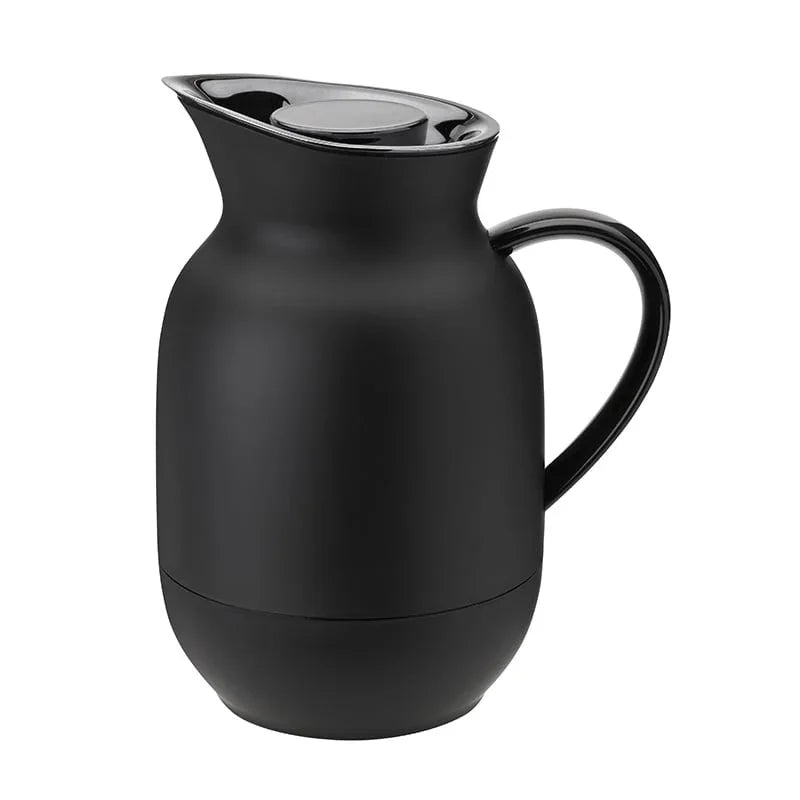 STELTON AMPHORA TERMOKANDE T/KAFFE HØJ 1 L SORT