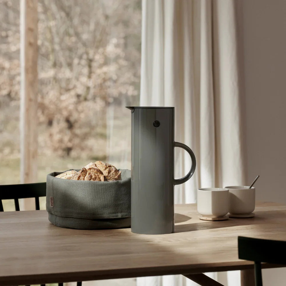 STELTON BRØDPOSE SORT/SAND