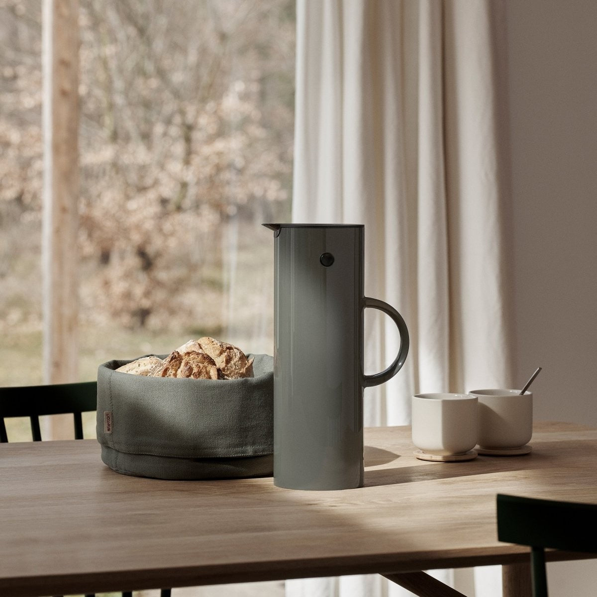 STELTON BRØDPOSE SORT
