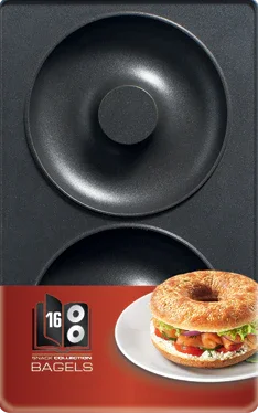 TEFAL SNACK COLLECTION PLADE 16: BAGELS