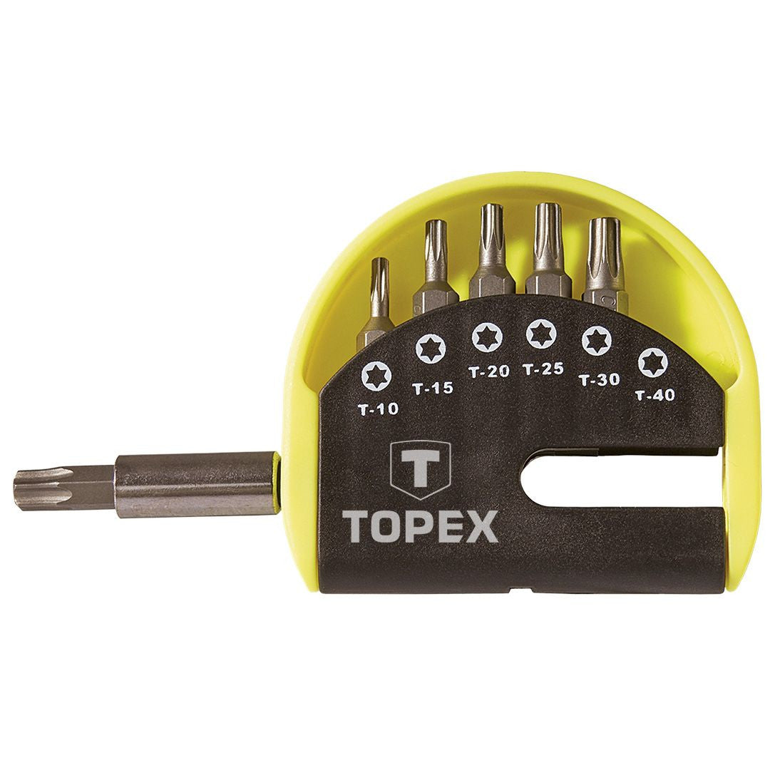 TOPEX BITSSÆT 7 DELE TORX