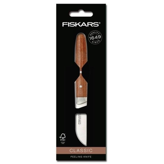 FISKARS URTEKNIV 6 CM I TRÆ