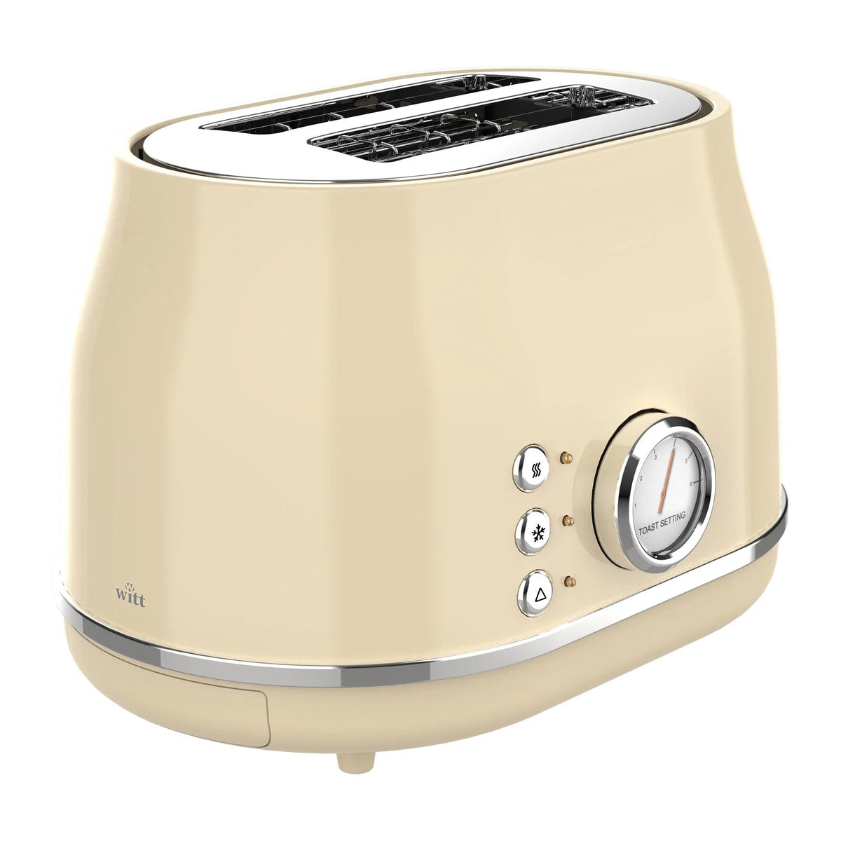 WITT BRØDRISTER STÅENDE PREMIUM RETRO CREME 1000W