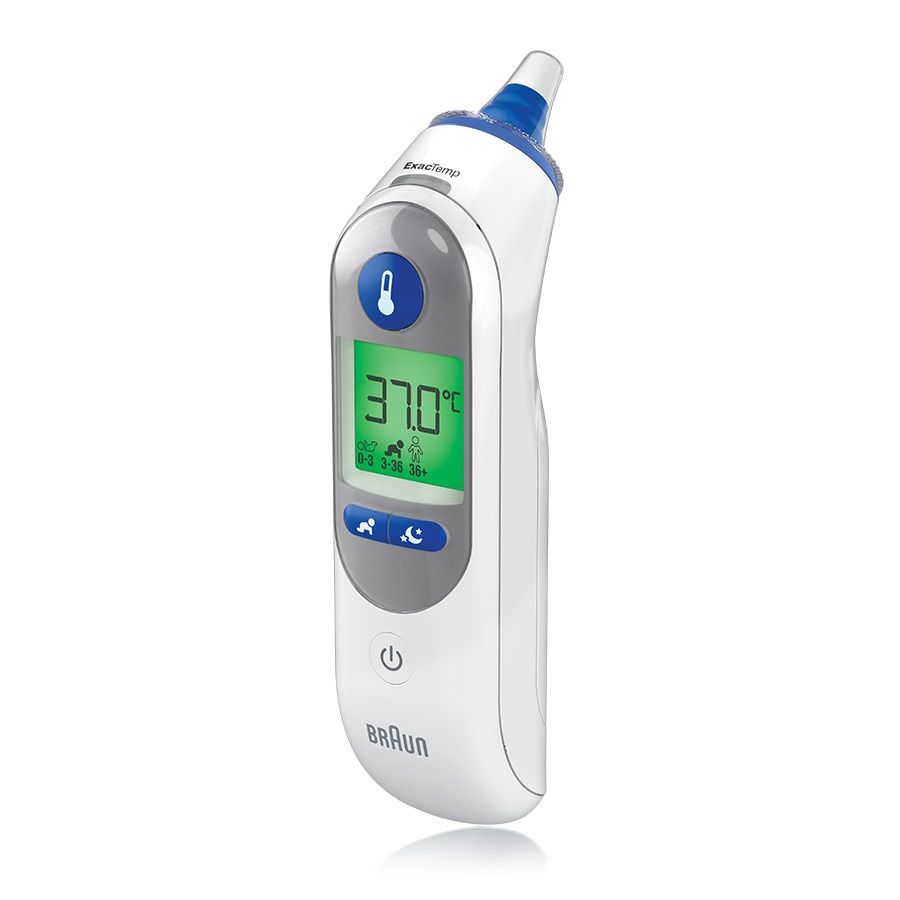 BRAUN ØRETERMOMETER ALDERSJUSTÉRBAR