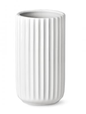LYNGBY VASE 15 CM HVID