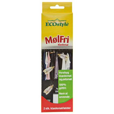 ECOSTYLE MØLFRI MOD KLÆDEMØL 2-PAK
