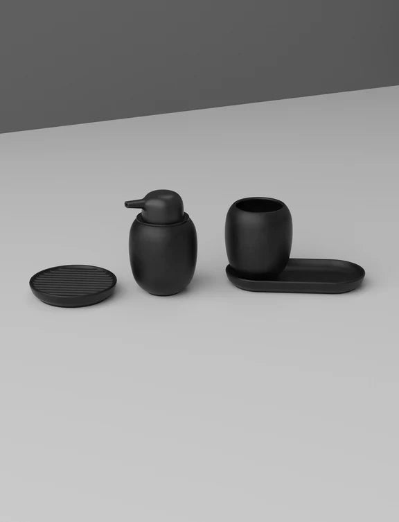 STELTON FJORD TANDKRUS STENTØJ SORT