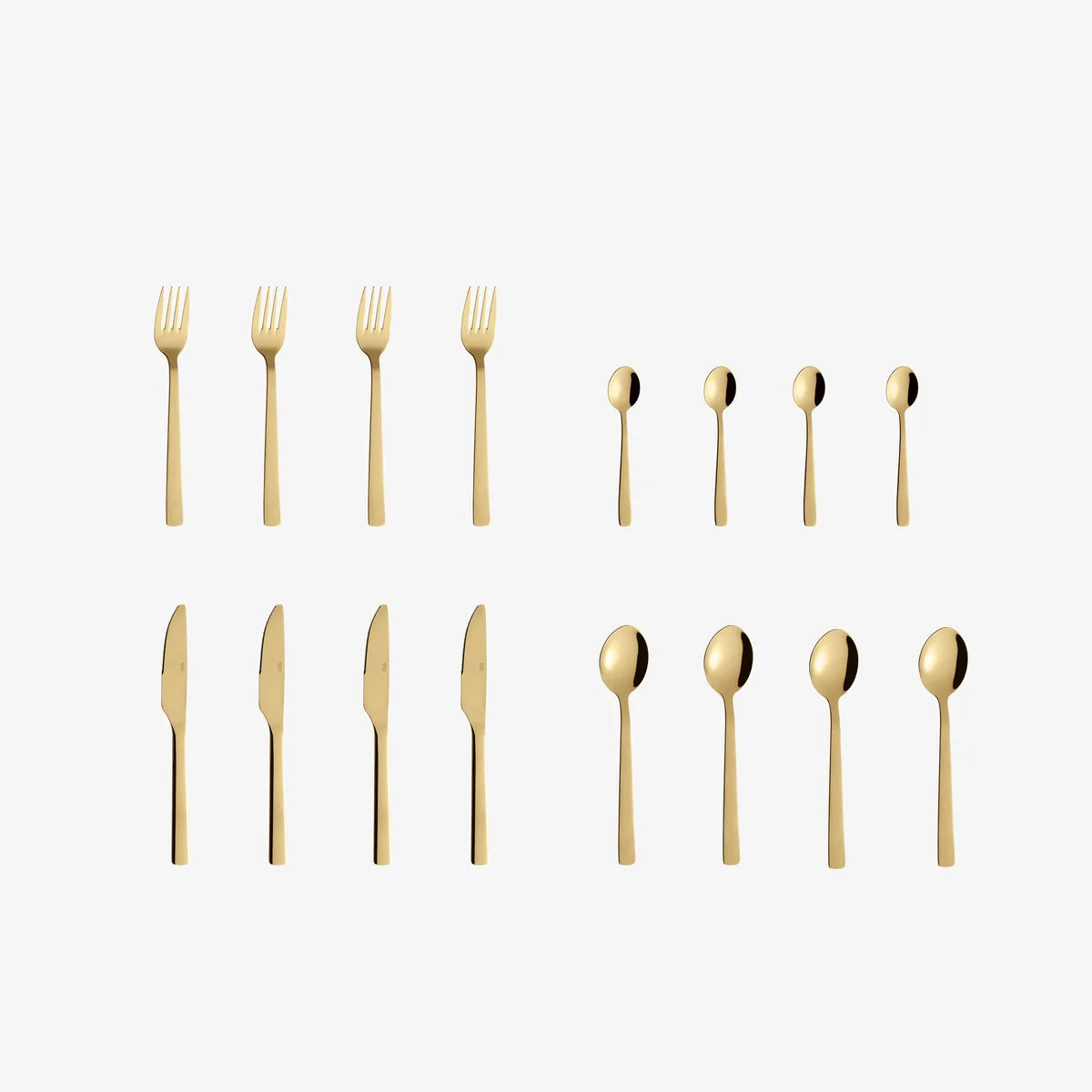 RAW BESTIKSÆT 16-DELE GULD