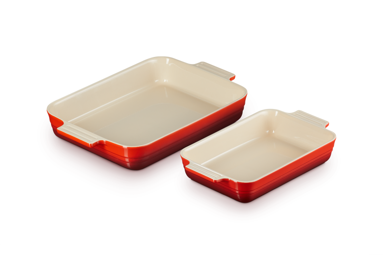 LE CREUSET FADSÆT 25+32 CM RØD