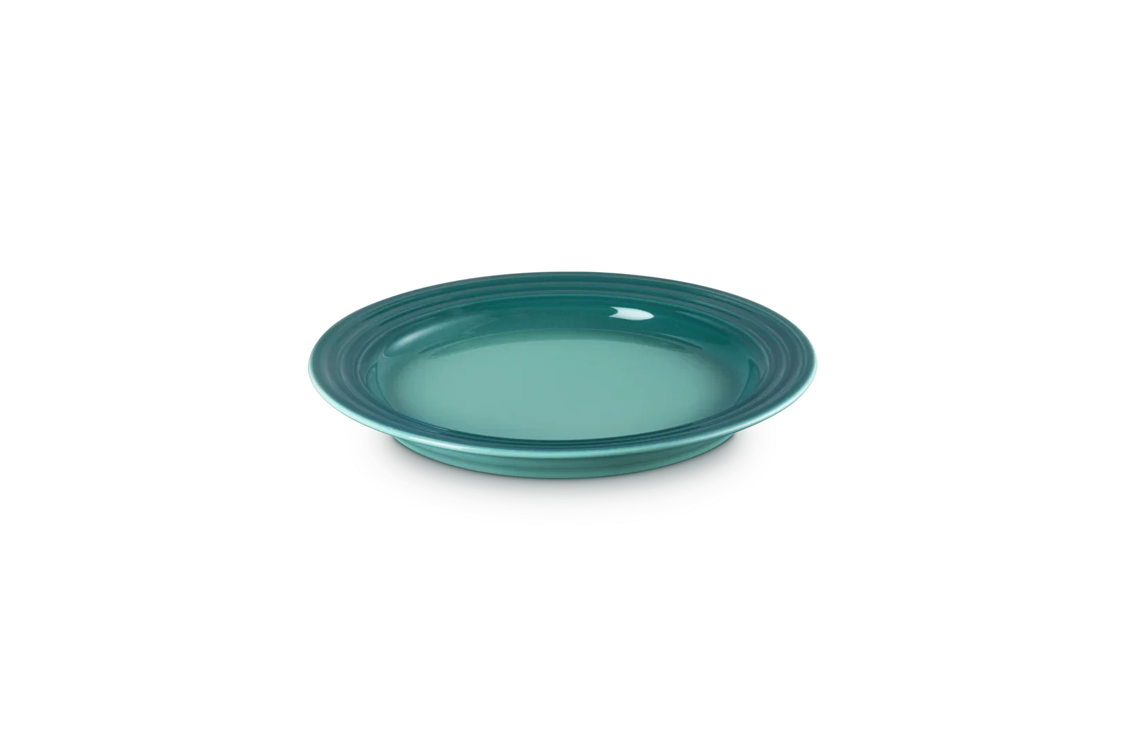 LE CREUSET TALLERKEN 22 CM Ø BLEU RIVIERA GRØNBLÅ