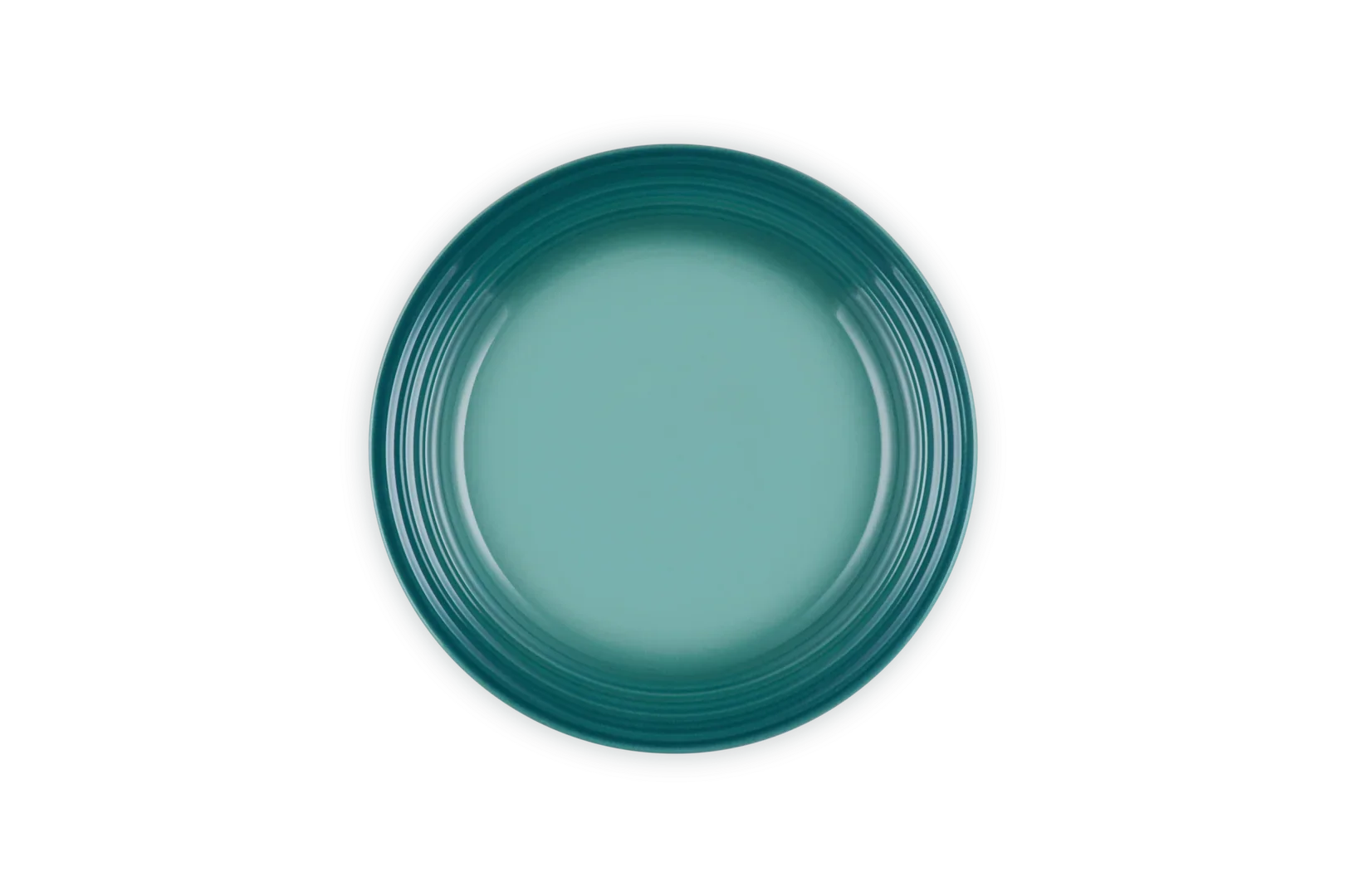 LE CREUSET TALLERKEN 22 CM Ø BLEU RIVIERA GRØNBLÅ