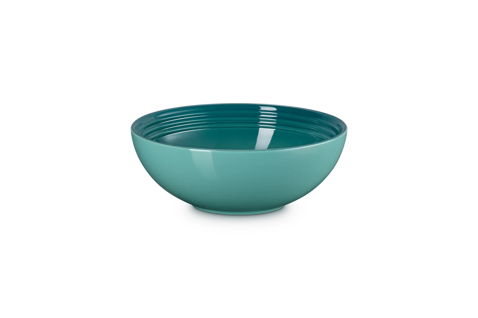 LE CREUSET SERVERINGSSKÅL 24 CM Ø 2,2 LTR BLEU RIVIERA GRØNBLÅ