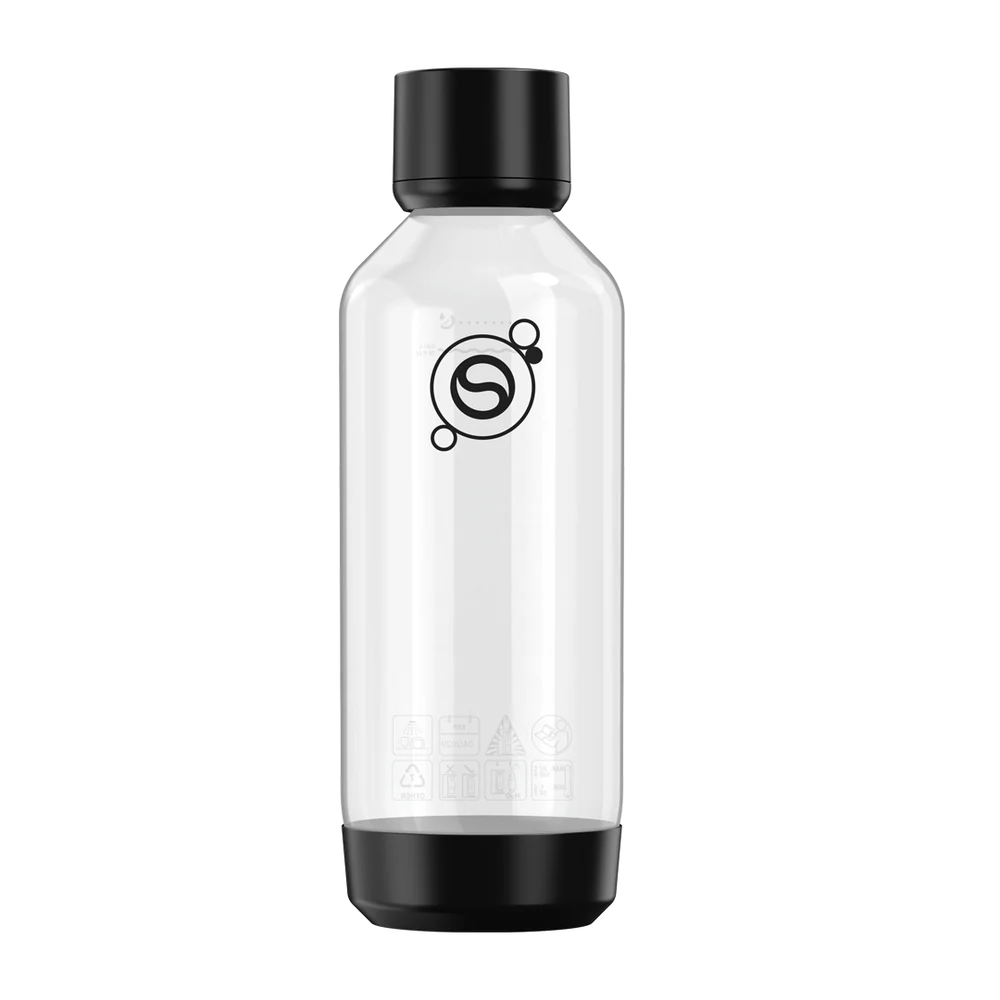 SODASTREAM FIZZ FLASKE 1 L SORT AFTAGELIG BUND