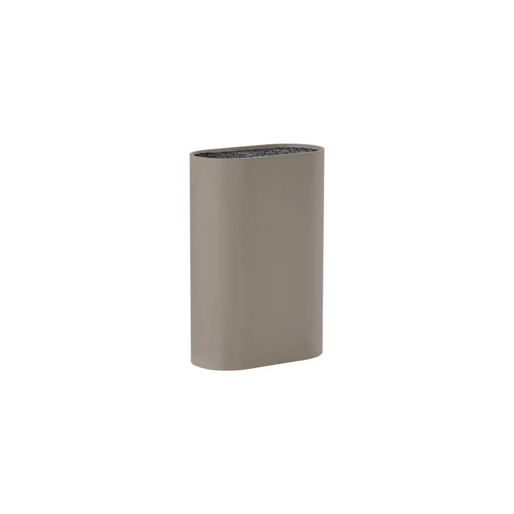 ZONE KNIVBLOK TAUPE 9X17 CM