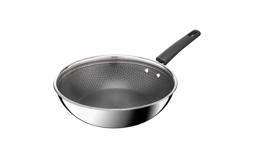 TEFAL HYBRIDMESH WOK 28 CM MED GLASLÅG