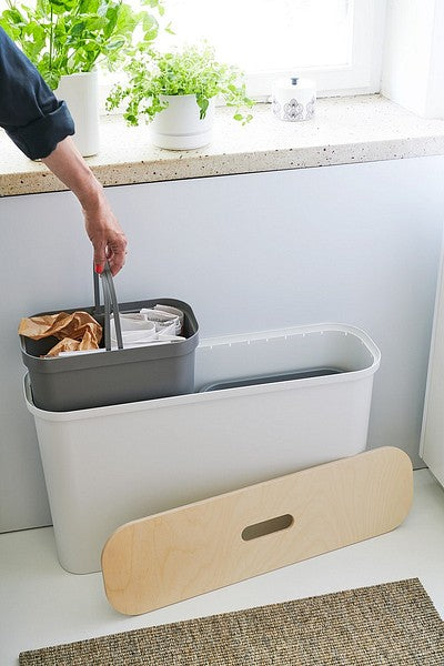 SS COLLECT 46 L AFFALDSSÆT SLIM M/2 SPANDE HVID