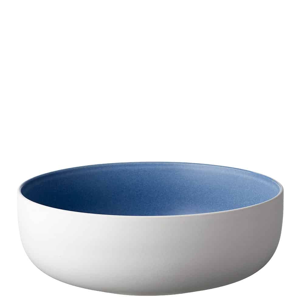 STUDIO NORTH SKÅL 25 CM HVID/BLÅ